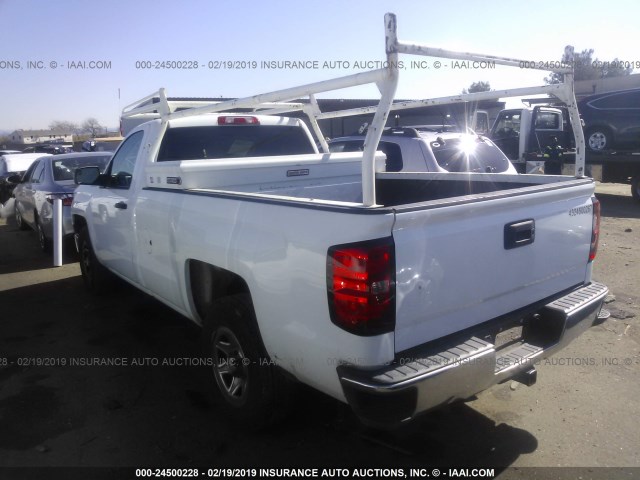 1GCNCPEH8FZ170499 - 2015 CHEVROLET SILVERADO C1500 WHITE photo 3