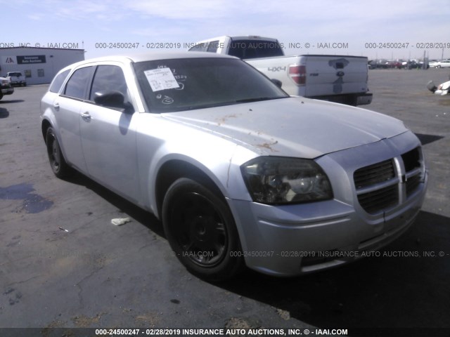 2D4FV47T26H157121 - 2006 DODGE MAGNUM SE SILVER photo 1