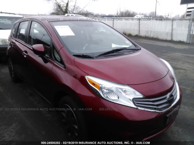 3N1CE2CP2FL412776 - 2015 NISSAN VERSA NOTE S/S PLUS/SV/SL/SR RED photo 1