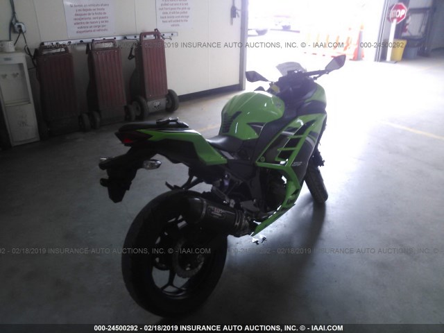 JKAEX8A12EA006742 - 2014 KAWASAKI EX300 A GREEN photo 4