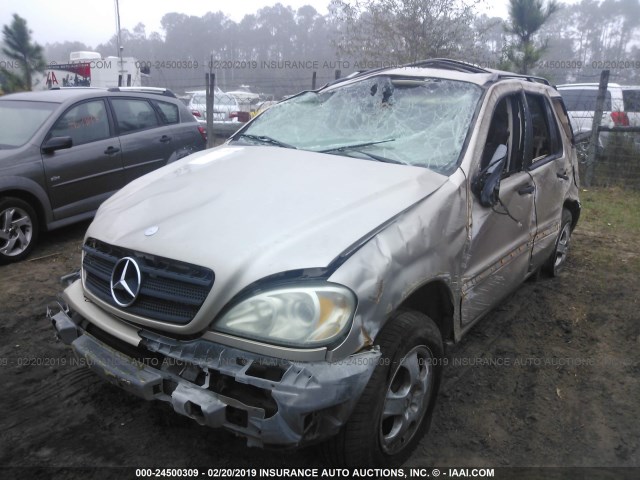 4JGAB54E52A351089 - 2002 MERCEDES-BENZ ML 320 GOLD photo 6