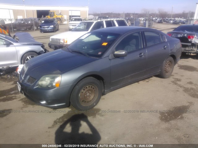 4A3AB36F56E020510 - 2006 MITSUBISHI GALANT ES MEDIUM/LS MEDIUM GRAY photo 2