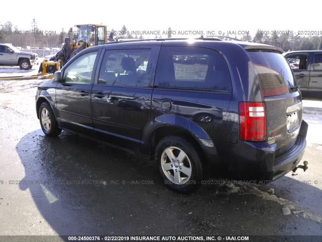 2D4RN4DE0AR138864 - 2010 DODGE GRAND CARAVAN SE BLUE photo 3