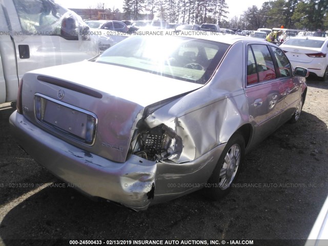 1G6KD54Y35U233173 - 2005 CADILLAC DEVILLE SILVER photo 4