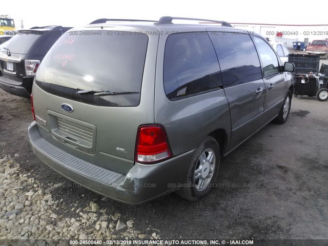 2FMZA52236BA42780 - 2006 FORD FREESTAR SEL GRAY photo 4