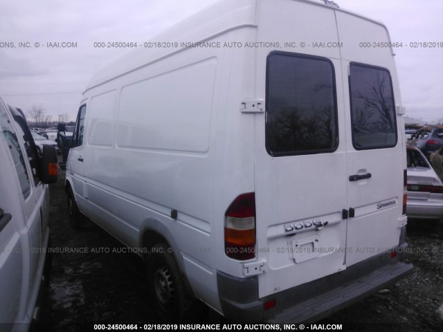 WDYPD644355810076 - 2005 FREIGHTLINER Sprinter 2500 WHITE photo 3