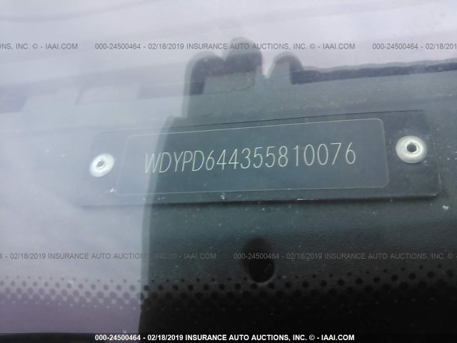 WDYPD644355810076 - 2005 FREIGHTLINER Sprinter 2500 WHITE photo 9