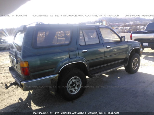 JT3VN39WXR0142227 - 1994 TOYOTA 4RUNNER VN39 SR5 GREEN photo 4