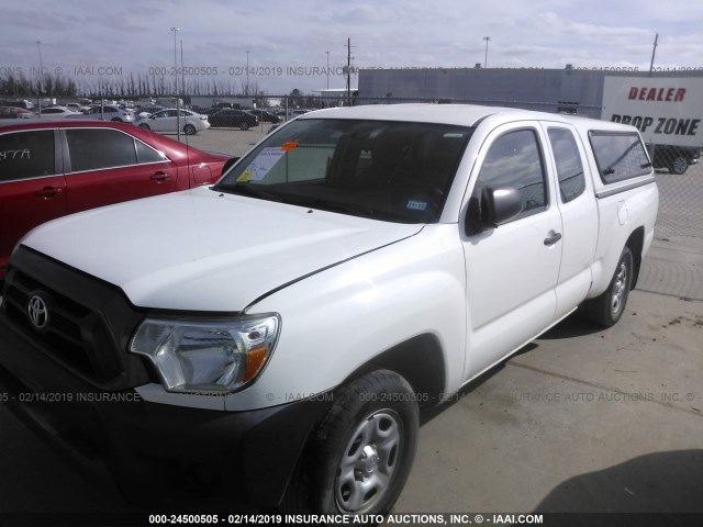 5TFTX4CN2FX054634 - 2015 TOYOTA TACOMA ACCESS CAB თეთრი ფოტო 2