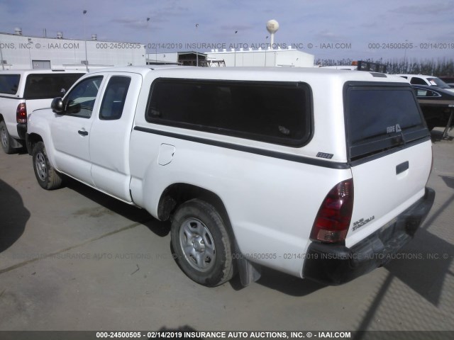 5TFTX4CN2FX054634 - 2015 TOYOTA TACOMA ACCESS CAB თეთრი ფოტო 3