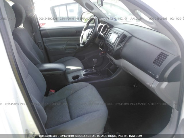 5TFTX4CN2FX054634 - 2015 TOYOTA TACOMA ACCESS CAB თეთრი ფოტო 5