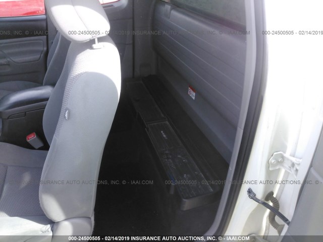 5TFTX4CN2FX054634 - 2015 TOYOTA TACOMA ACCESS CAB თეთრი ფოტო 8