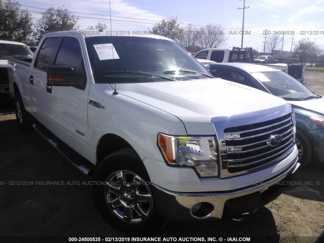 1FTFW1ET4DKD41879 - 2013 FORD F150 WHITE photo 1