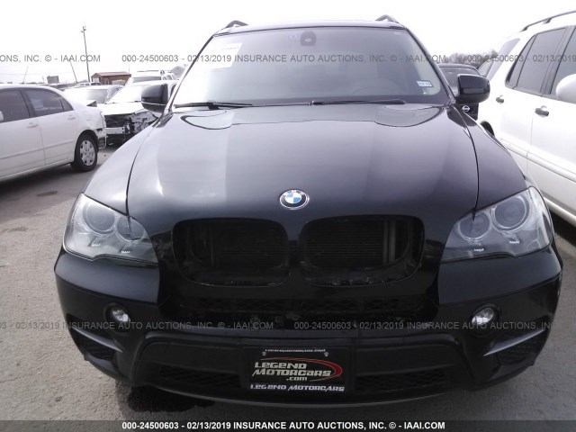 5UXZV4C55D0B02618 - 2013 BMW X5 XDRIVE35I BLACK photo 6