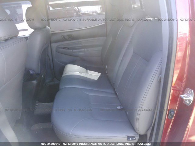 5TFJU4GN7EX051821 - 2014 TOYOTA TACOMA DOUBLE CAB PRERUNNER RED photo 8