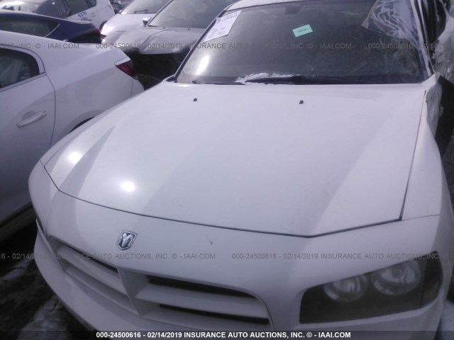 2B3KA43G06H336890 - 2006 DODGE CHARGER SE/SXT WHITE photo 10