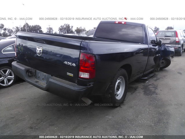 3C6JD7DP0CG248930 - 2012 DODGE RAM 1500 ST BLUE photo 4