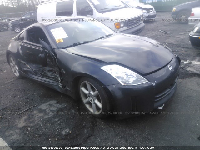 JN1BZ34D58M701296 - 2008 NISSAN 350Z COUPE BLACK photo 1