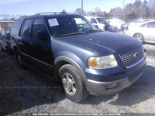 1FMFU18L13LA32389 - 2003 FORD EXPEDITION EDDIE BAUER BLUE photo 1