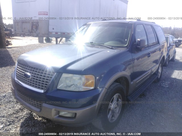 1FMFU18L13LA32389 - 2003 FORD EXPEDITION EDDIE BAUER BLUE photo 2