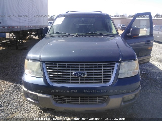 1FMFU18L13LA32389 - 2003 FORD EXPEDITION EDDIE BAUER BLUE photo 6