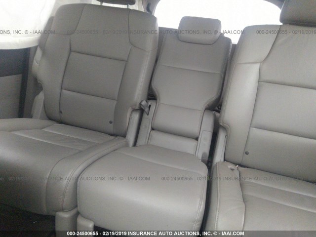 5FNRL5H68BB035863 - 2011 HONDA ODYSSEY EXL SILVER photo 8