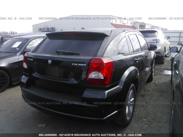 1B3CB4HA3AD571733 - 2010 DODGE CALIBER SXT BLACK photo 4