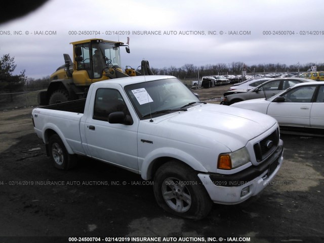 1FTZR11U74PA80687 - 2004 FORD RANGER WHITE photo 1