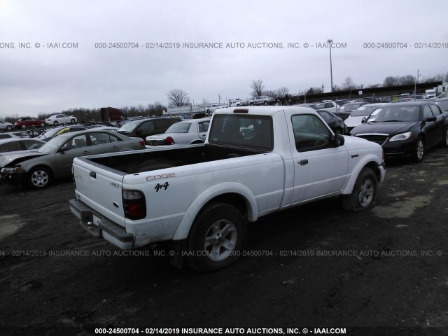 1FTZR11U74PA80687 - 2004 FORD RANGER WHITE photo 4