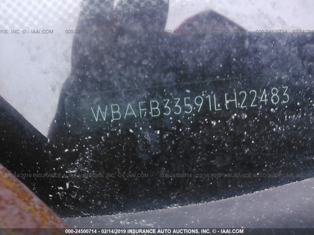 WBAFB33591LH22483 - 2001 BMW X5 4.4I SILVER photo 9