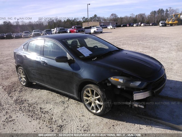 1C3CDFBA6DD345398 - 2013 DODGE DART SXT BLACK photo 1