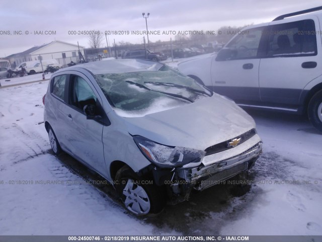 KL8CB6SA7HC783059 - 2017 CHEVROLET SPARK LS SILVER photo 1