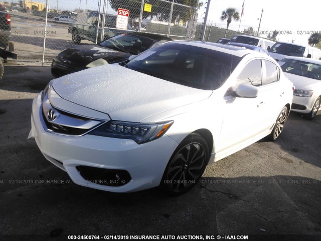 19UDE2F83GA021197 - 2016 ACURA ILX PREMIUM STYLE/TECH STYLE WHITE photo 2