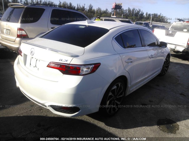 19UDE2F83GA021197 - 2016 ACURA ILX PREMIUM STYLE/TECH STYLE WHITE photo 4