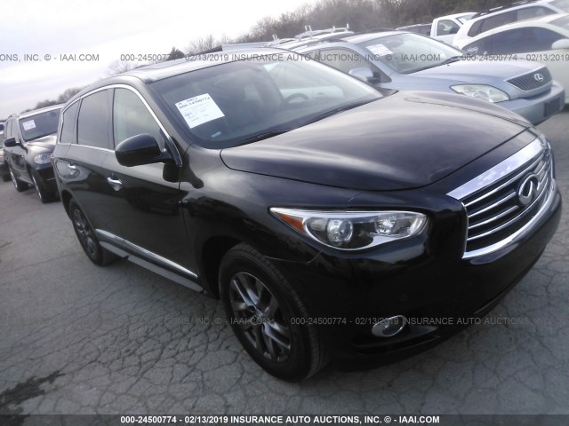 5N1AL0MN0DC309100 - 2013 INFINITI JX35 BLACK photo 1