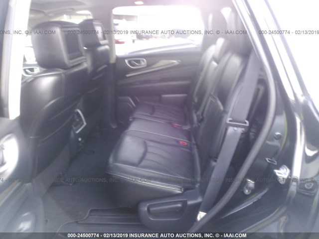 5N1AL0MN0DC309100 - 2013 INFINITI JX35 BLACK photo 8