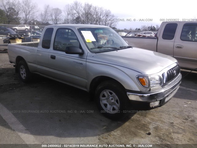 5TEVL52N23Z153664 - 2003 TOYOTA TACOMA XTRACAB SILVER photo 1