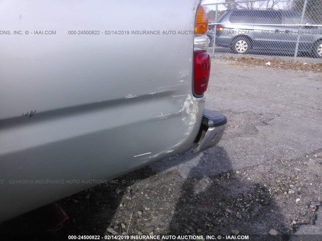 5TEVL52N23Z153664 - 2003 TOYOTA TACOMA XTRACAB SILVER photo 6