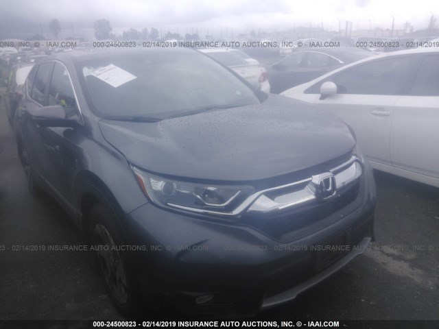 2HKRW1H80HH513687 - 2017 HONDA CR-V EXL GRAY photo 1