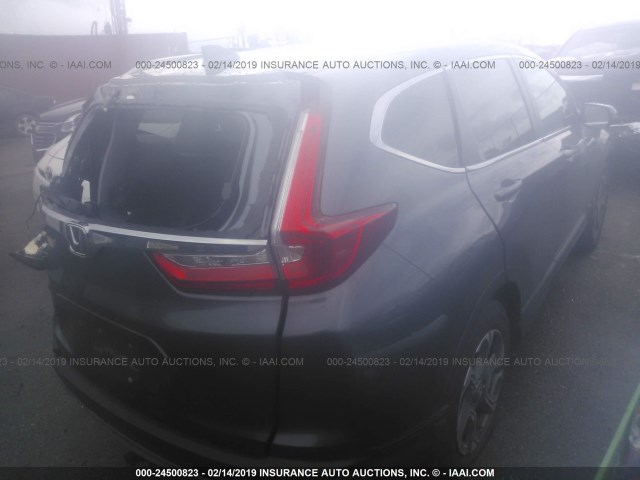 2HKRW1H80HH513687 - 2017 HONDA CR-V EXL GRAY photo 4