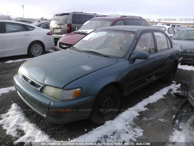 1NXBB02E8TZ404023 - 1996 TOYOTA COROLLA DX BLUE photo 2