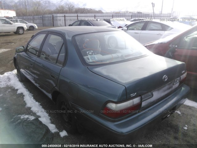 1NXBB02E8TZ404023 - 1996 TOYOTA COROLLA DX BLUE photo 3