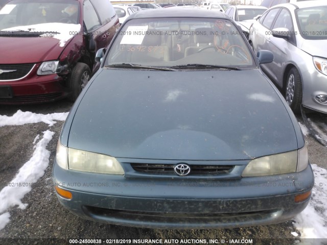 1NXBB02E8TZ404023 - 1996 TOYOTA COROLLA DX BLUE photo 6