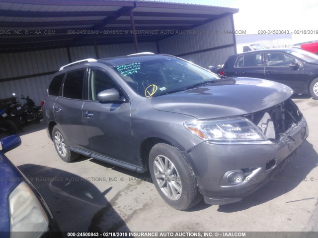 5N1AR2MN7GC661413 - 2016 NISSAN PATHFINDER GRAY photo 1