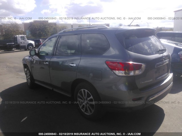 5N1AR2MN7GC661413 - 2016 NISSAN PATHFINDER GRAY photo 3