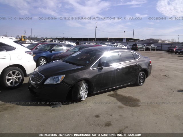 1G4PP5SK5G4128724 - 2016 BUICK VERANO BROWN photo 2