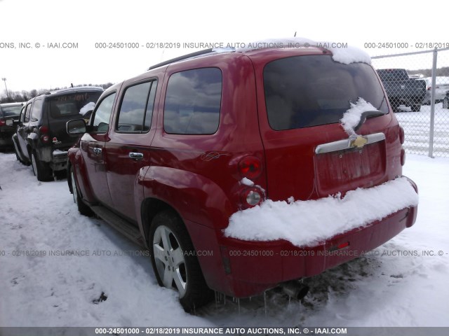 3GNDA53P18S632151 - 2008 CHEVROLET HHR LT RED photo 3