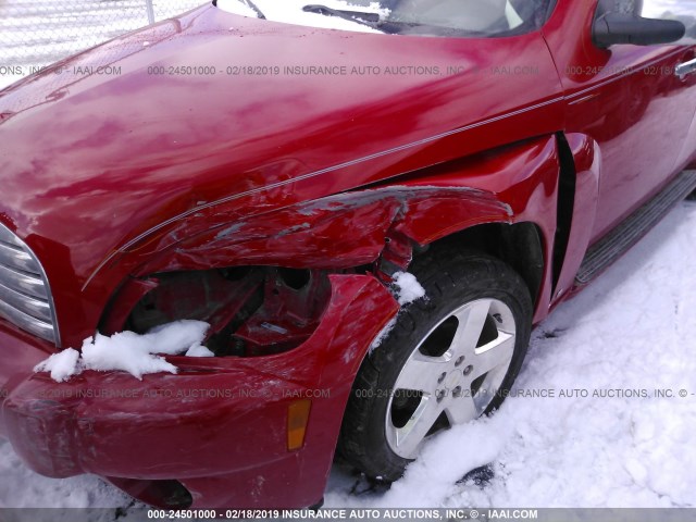 3GNDA53P18S632151 - 2008 CHEVROLET HHR LT RED photo 6