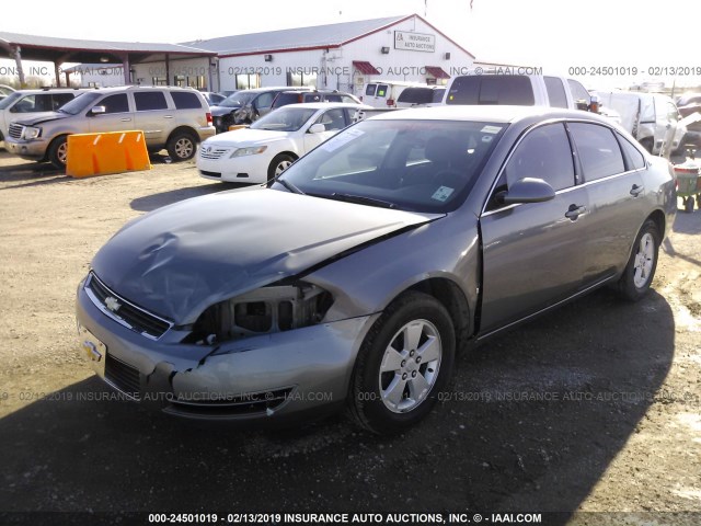 2G1WT58K189136846 - 2008 CHEVROLET IMPALA LT GRAY photo 6