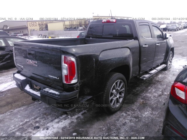 1GTP6EE12H1183726 - 2017 GMC CANYON DENALI BLACK photo 4